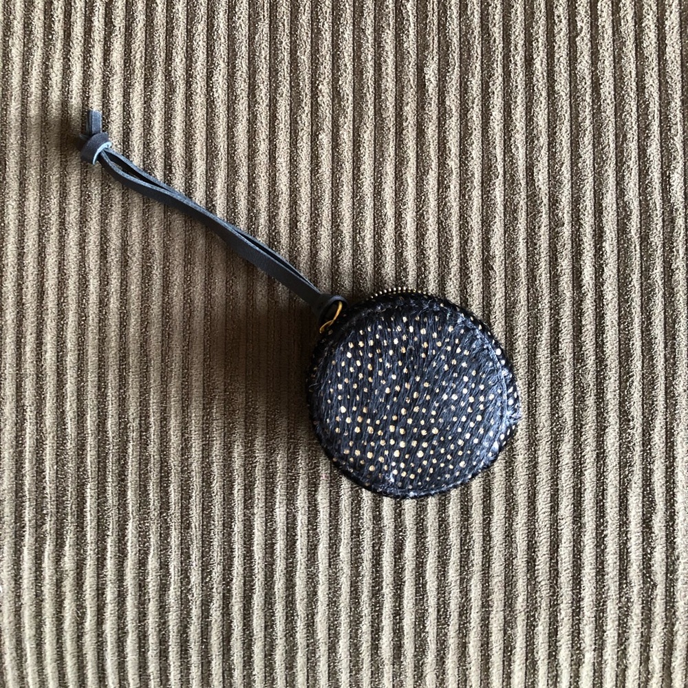 MADEWELL Earbud Circle Pouch Black